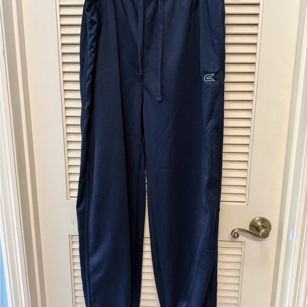 Men's Navy Joggers with Logo
